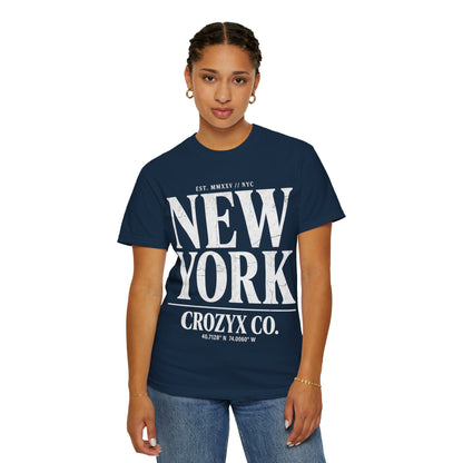 New York Tee — CROZYX Dark Division