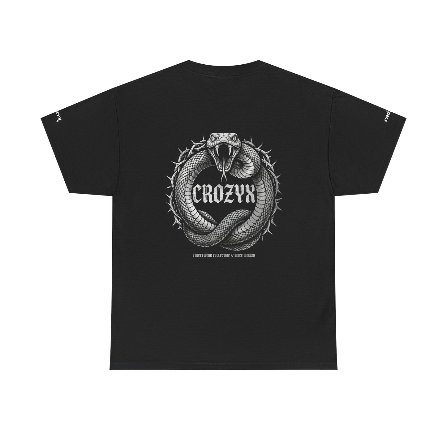 Crozyx Serpent Crest Tee — CROZYX Dark Division