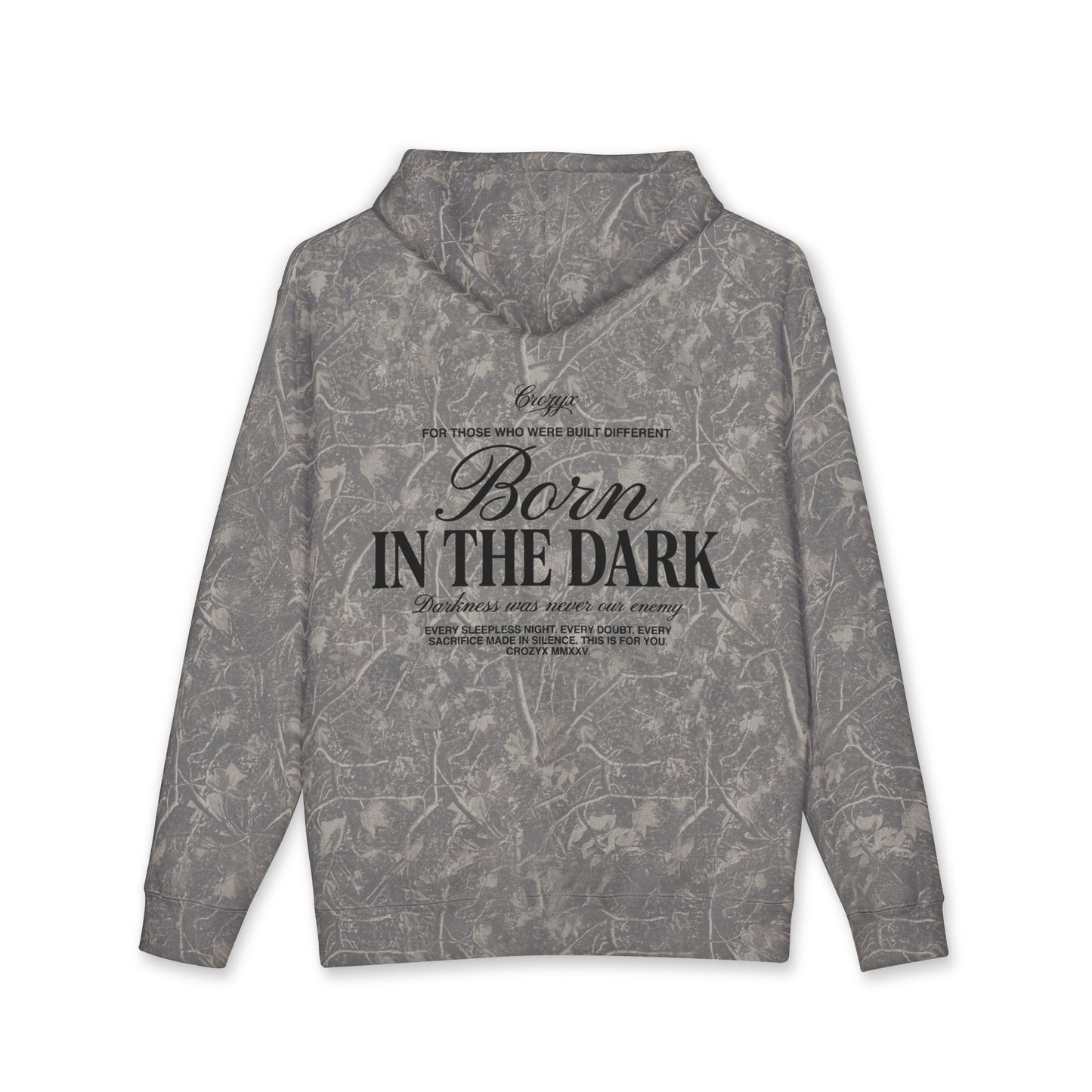 Born In The Dark Hoodie — CROZYX Dark Division