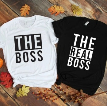 The Real Boss Tee — CROZYX Dark Division
