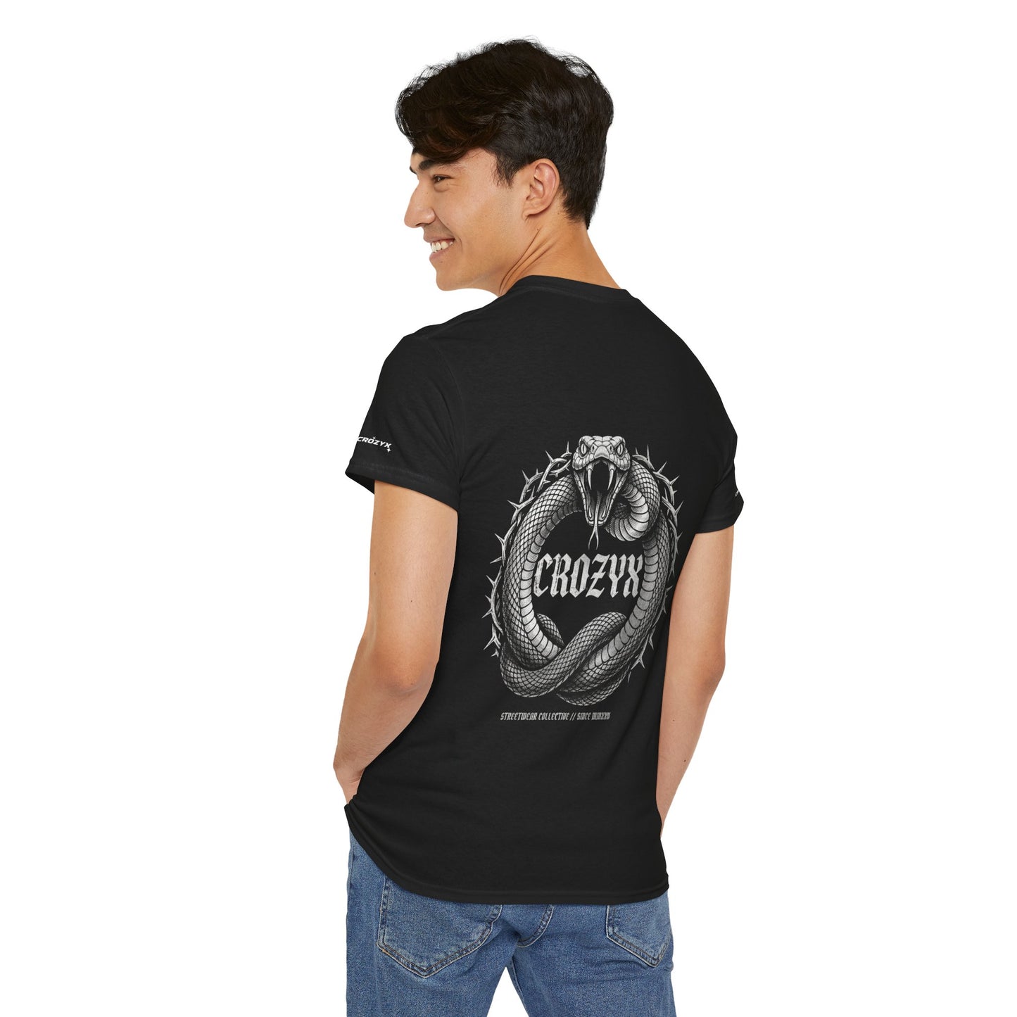 Crozyx Serpent Crest Tee — CROZYX Dark Division