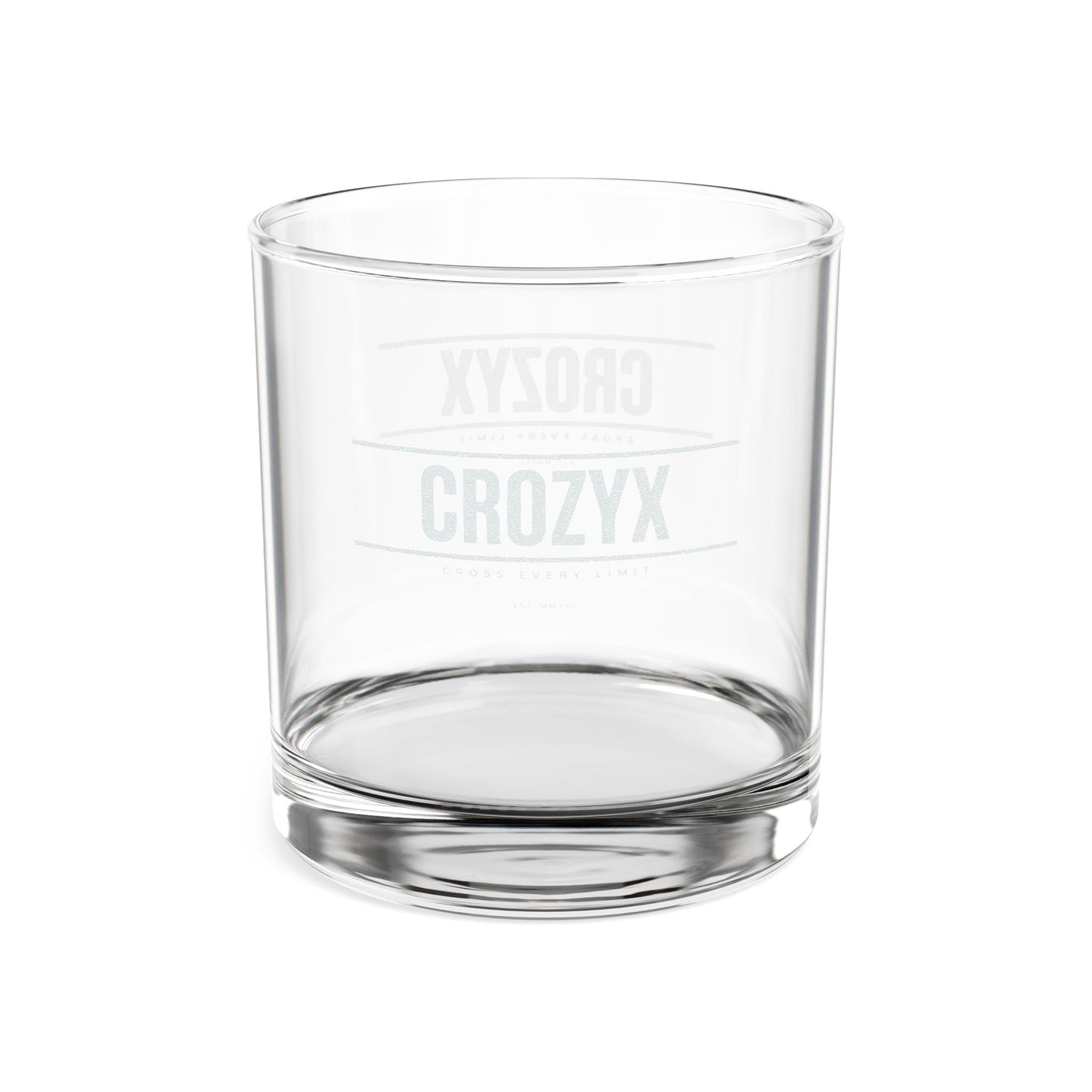 Engraved 10.5oz Whiskey Glass — Personalized CROZYX Rocks Tumbler