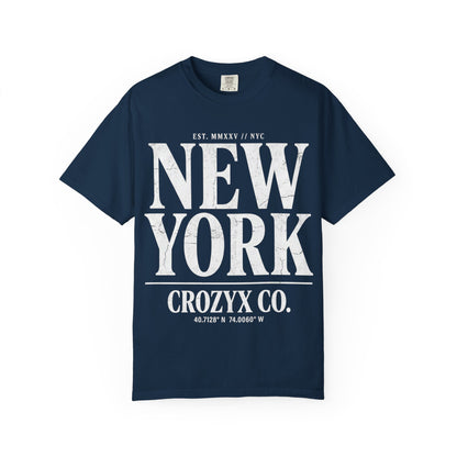 New York Tee — CROZYX Dark Division