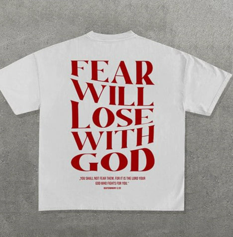 Faith Over Fear Oversized Tee