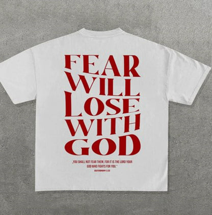 Faith Over Fear Oversized Tee
