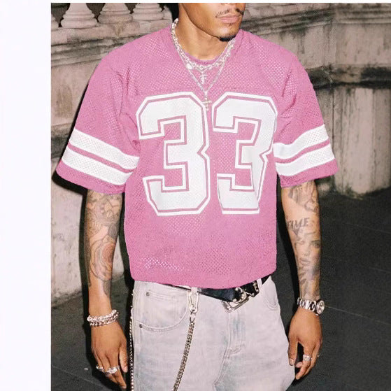 No. 33 Mesh Jersey Tee — CROZYX Dark Division