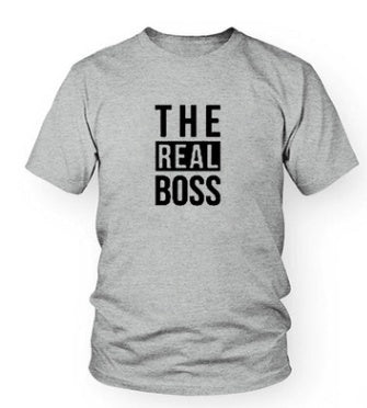 The Real Boss Tee — CROZYX Dark Division