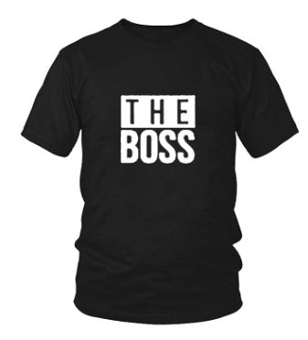 The Real Boss Tee — CROZYX Dark Division