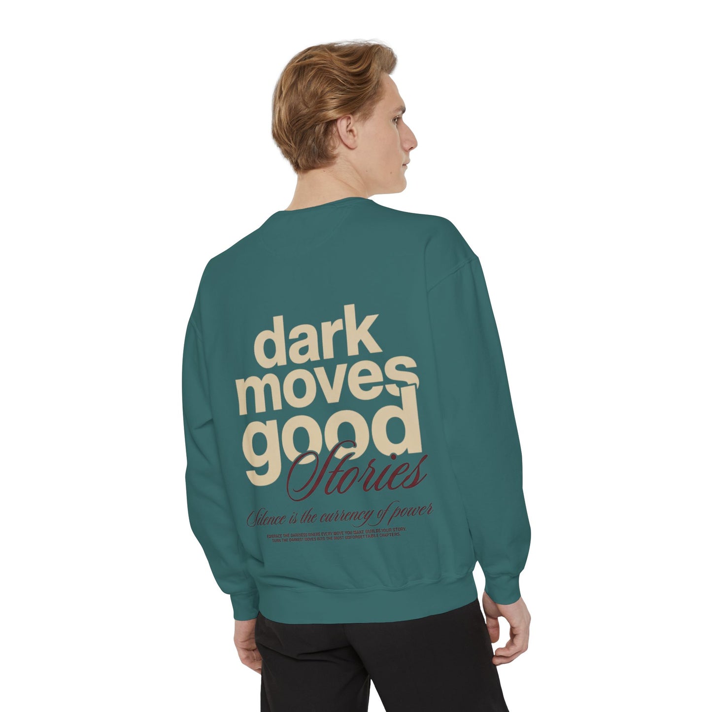 Dark Moves Good Stories Sweatshirt — CROZYX Dark Division