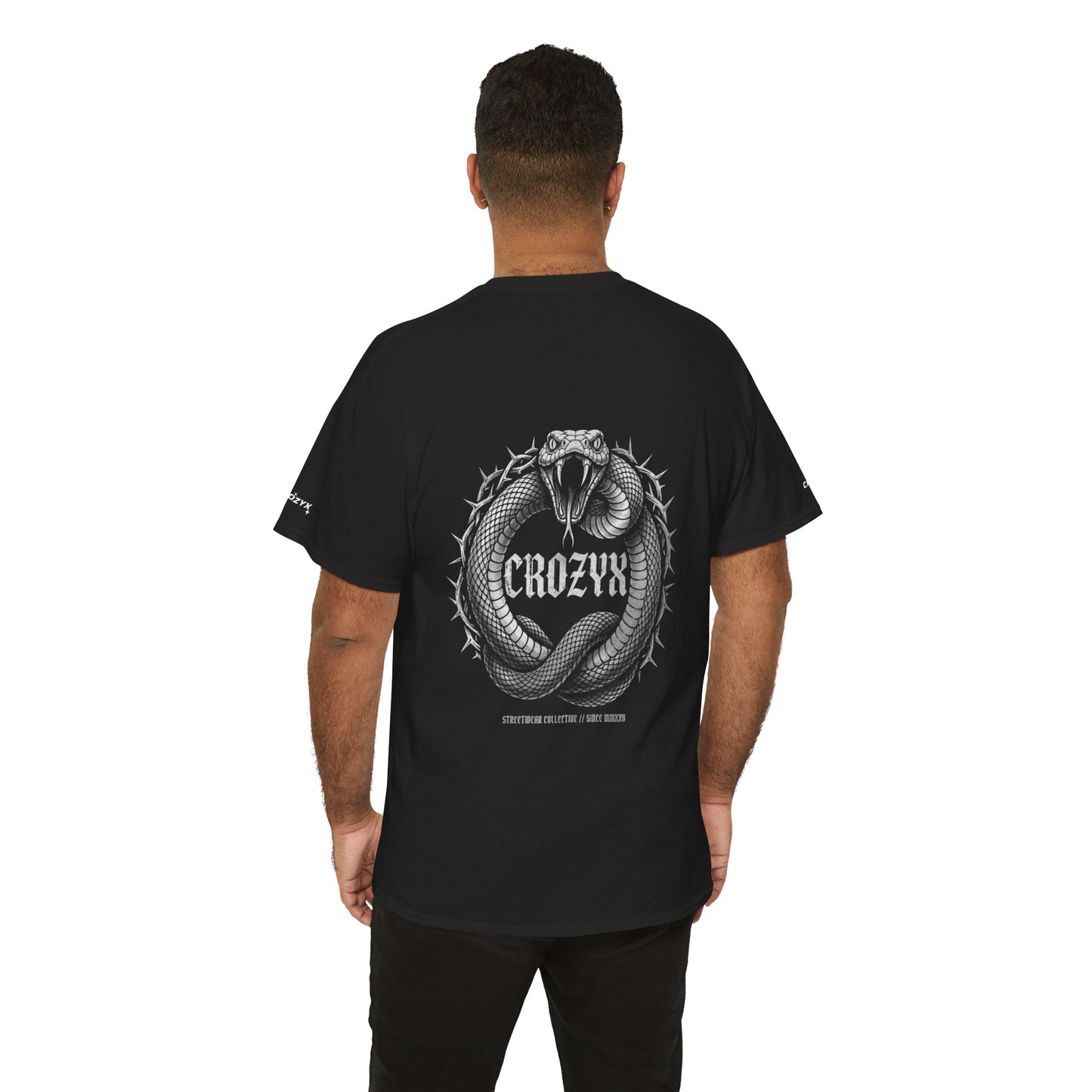 Crozyx Serpent Crest Tee — CROZYX Dark Division