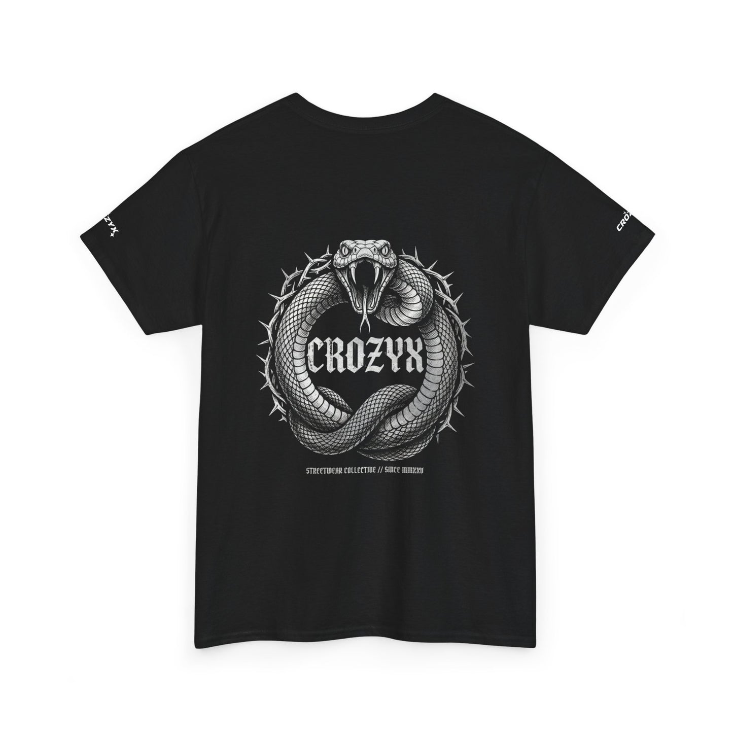 Crozyx Serpent Crest Tee — CROZYX Dark Division