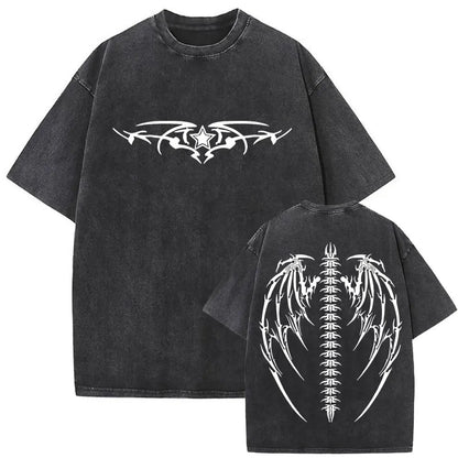 Jesus Is King Washed Tee — CROZYX Dark Division