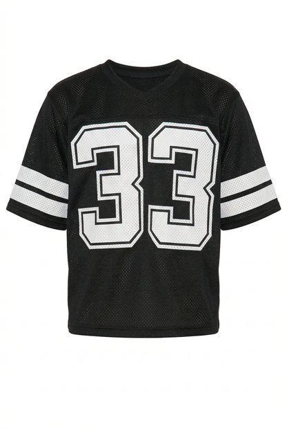 No. 33 Mesh Jersey Tee — CROZYX Dark Division