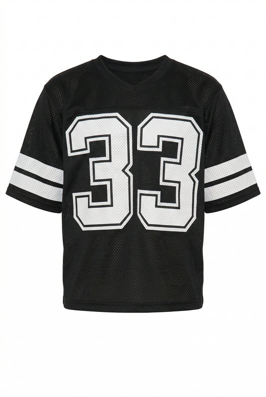No. 33 Mesh Jersey Tee — CROZYX Dark Division