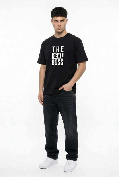 The Real Boss Tee — CROZYX Dark Division