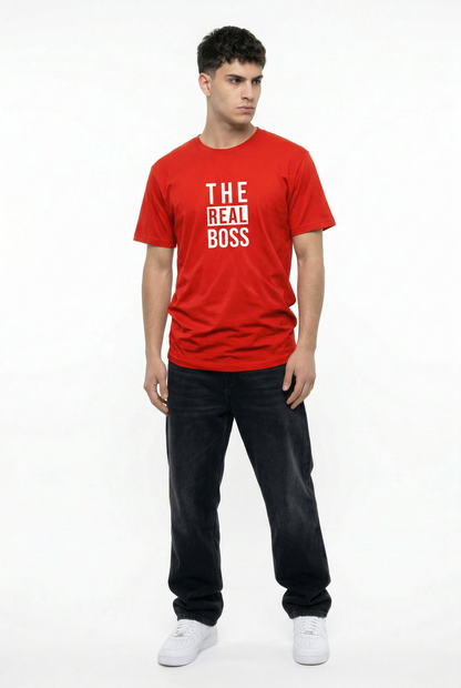The Real Boss Tee — CROZYX Dark Division