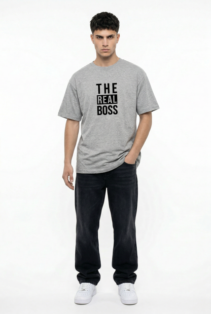 The Real Boss Tee — CROZYX Dark Division
