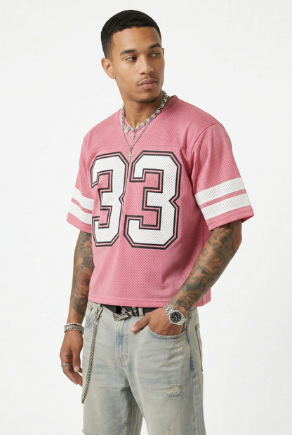 No. 33 Mesh Jersey Tee — CROZYX Dark Division