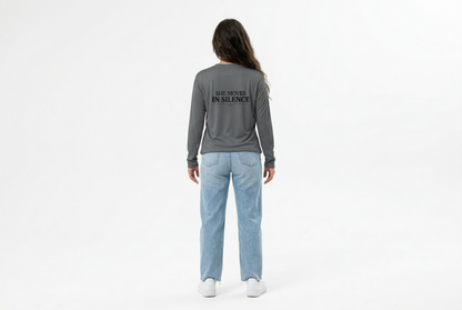 She Moves In Silence Long Sleeve — CROZYX Dark Division