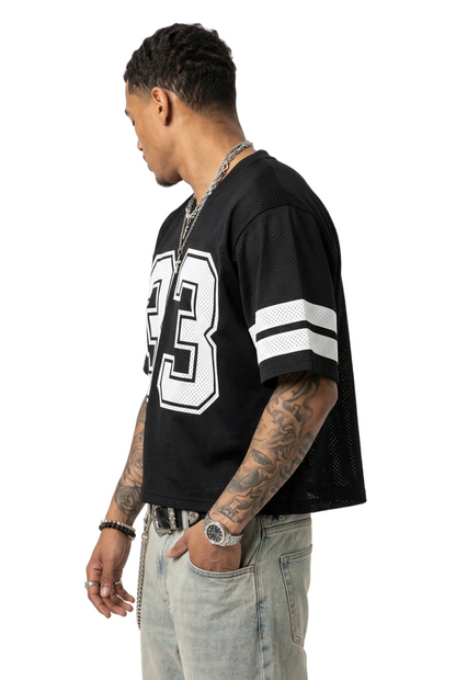 No. 33 Mesh Jersey Tee — CROZYX Dark Division