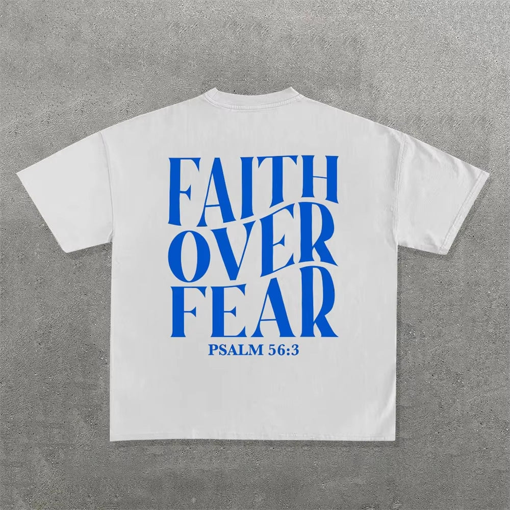 Faith Over Fear Oversized Tee