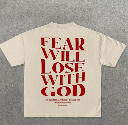 Faith Over Fear Oversized Tee