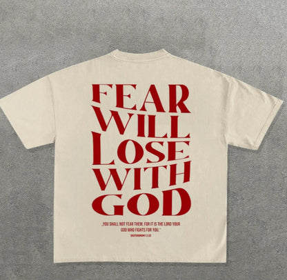 Faith Over Fear Oversized Tee